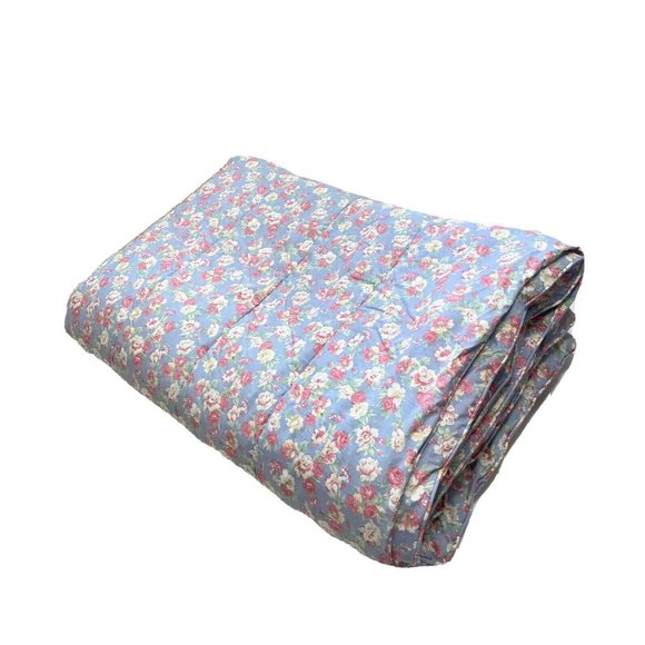 Very Rare Ralph Lauren Hope Discontinued Twin Comforter Blue Floral Bedding HTF - Picture 2 of 8